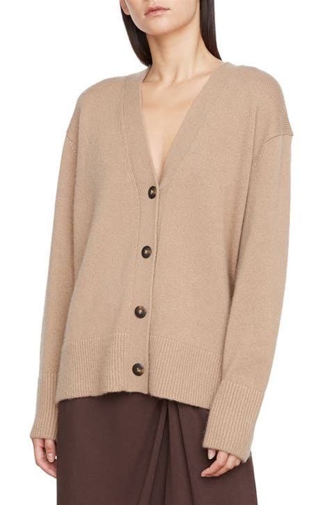 Sand Beige Cashmere Cardigan 